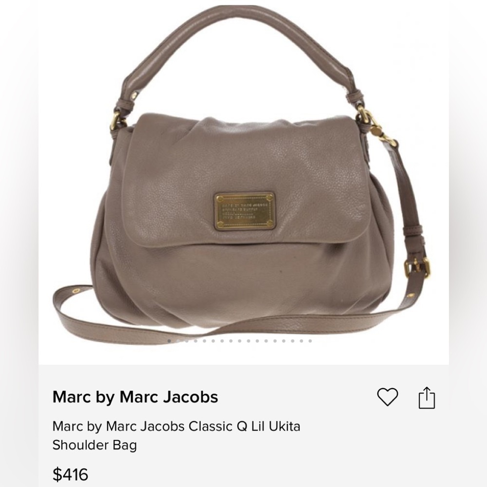 Marc by Marc Jacobs Classic Q Ukita in Gray